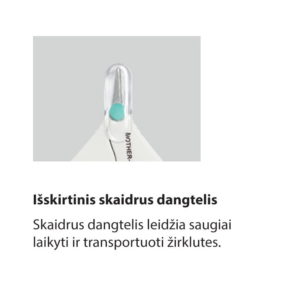 4-ių dalių  Vaikų nagų priežiūros rinkinys dėžutėje, nuo 0 mėn. amžiaus