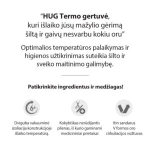 Mother-K termo HUG gertuvė su šiaudeliu (350 ml.)
