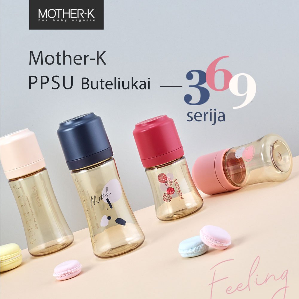 Mother-K PPSU Buteliukas "3-6-9"