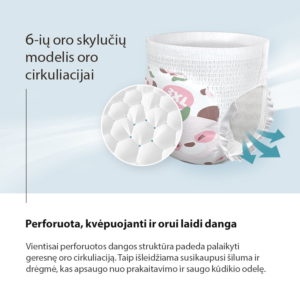 XL dydis (12-17 kg) "Dual Story" sauskelnės-kelnaitės (32 vnt.)