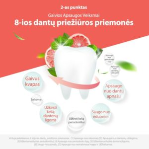 Natūrali greipfrutų dantų pasta