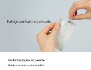 Mother-K sterilizuotos dantų ir dantenų servetėlės