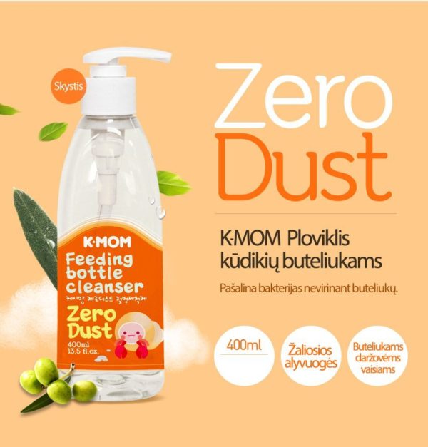 K-MOM "Zero Dust" ploviklis kūdikių buteliukams, vaisiams ir daržovėms