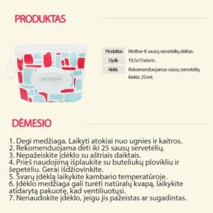 Mother-K Sausų servetėlių dėklas