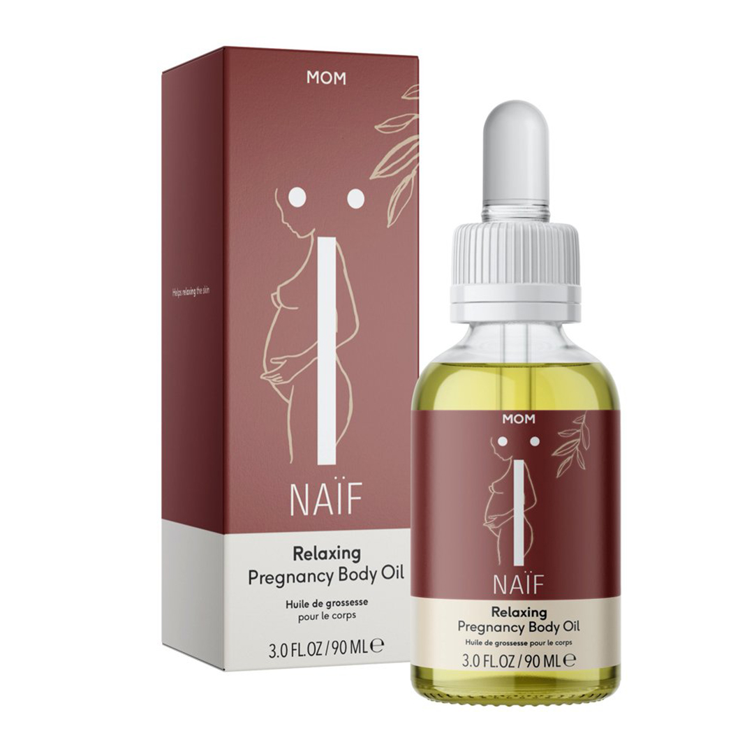 NAIF Atpalaiduojantis kūno aliejus nėštumo laikotarpiu, 90ml