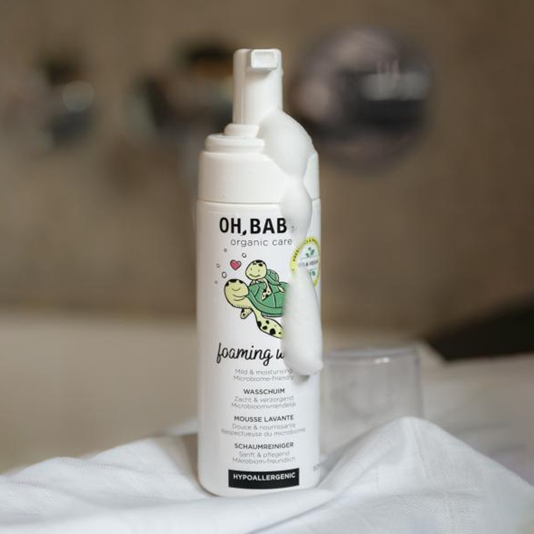 Oh, Baby! Hipoalerginis putų konsistencijos prausiklis, 200 ml. Oh, Baby! Hipoalerginis putų konsistencijos prausiklis, 200 ml.