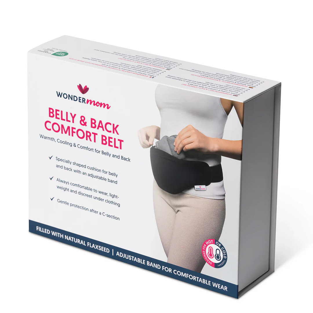 Wondermom pilvo ir nugaros diržas su šildymo ir vėsinimo funkcija