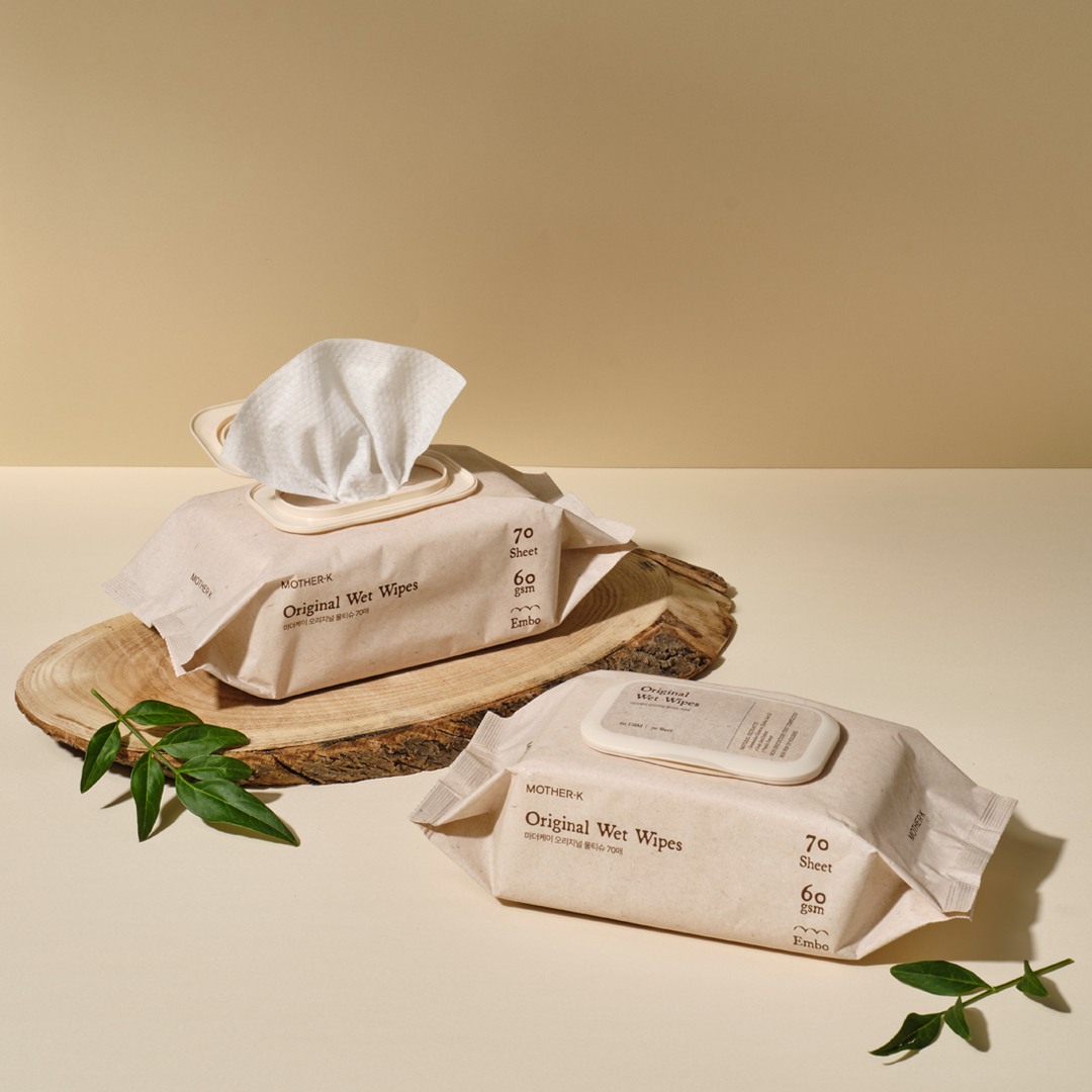 Mother-K Drėgnos servetėlės ORIGINAL, 70 vnt
